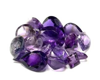 31.4 Carat Amethyst Gemstones