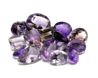 31.2 Carat Amethyst Gemstones