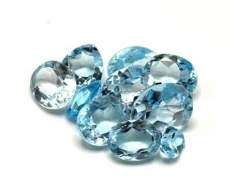 26.7 Carat Blue Topaz Gemstones