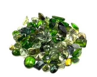 44 Carat Assorted Green Gemstones