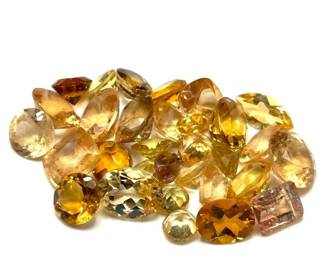38.3 Carat Citrine Gemstones