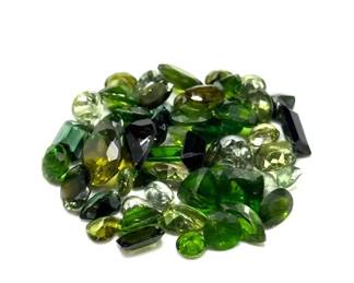29 Carat Assorted Green Gemstones