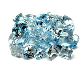 40 Carat Blue Topaz Gemstones