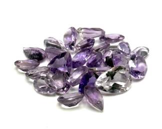 19.4 Carat Amethyst Assorted Shapes Gemstones