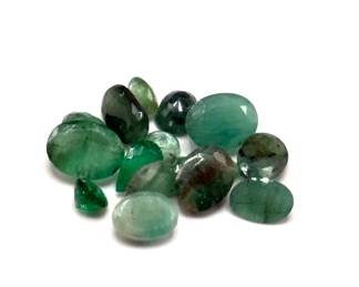 9.49 Carat Natural Emerald Gemstones