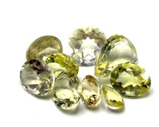 29.28 Carat Yellow Quartz Gemstones