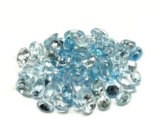 39.4 Carat Blue Topaz Gemstones