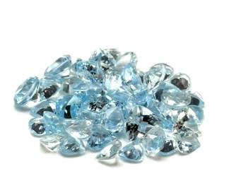 33 Carat Blue Topaz Gemstones