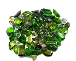 41.4 Carat Assorted Green Unidentified Gemstones