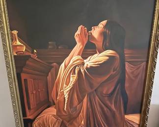 Juliet drinks Poisin, Olivia Hussey, Original Oil