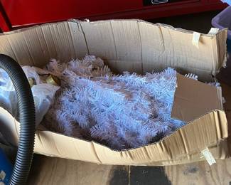 6.5 Ft White Christmas Tree