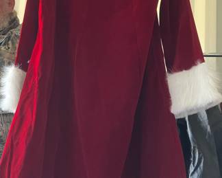 Mrs Clause included wig, gloves, hat and apron