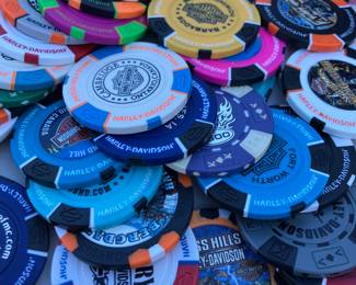 Harley Davidson Collector Poker Chips