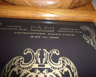 Writing on Front of Clock