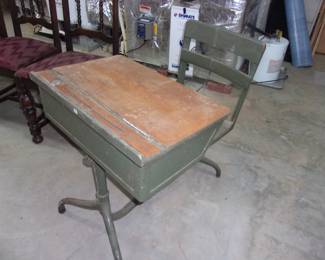 Vintage School Desk