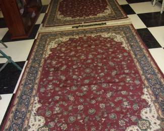 2 Matching Area Rugs