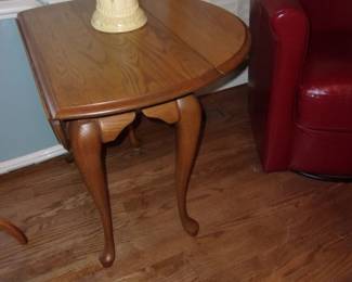 Pair Drop Side Tables