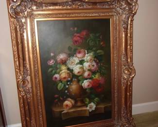 Beautiful Frame on This Oil Painting
