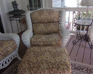 Matching Chair w/Ottoman