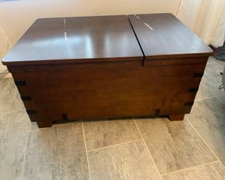 Solid wood chest/table. 
