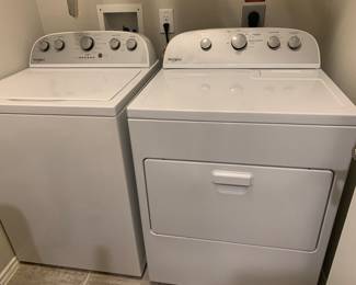 Whirlpool washer and dryer (electric) in great condition. 