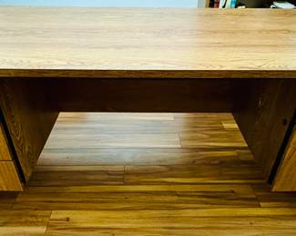 Oak Executive Office Desk.