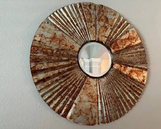 BLOWN GLASS MIRROR