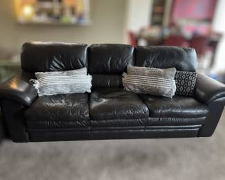 Leather sofa