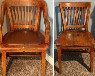Old office chairs
