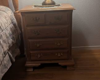 Keller bedside nightstand. Lamp.is also for sale