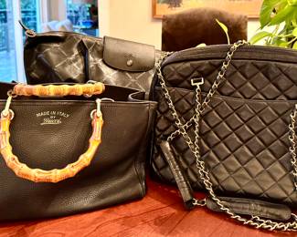 Vintage Gucci, Chanel, Longchamp, Ferragamo, Kate Spade, MontBlanc Bags and more...