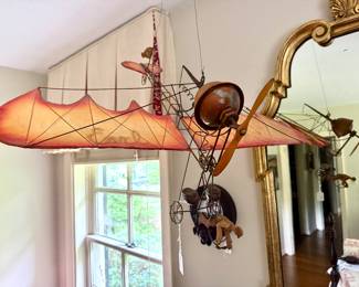 Clifford Earl Sculpture - 1972 - his first year of making the Flying Machines