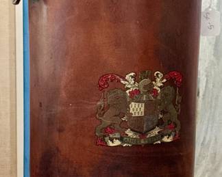 Leather bucket