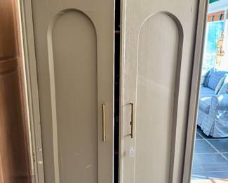 Antique Pine Hutch - hand painted