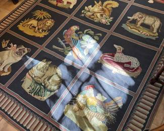 Needlepoint rug