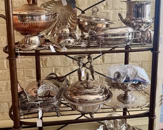 Silverplate of all shapes and sizes! If you need it...we have it!