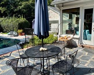 Metal outdoor furniture