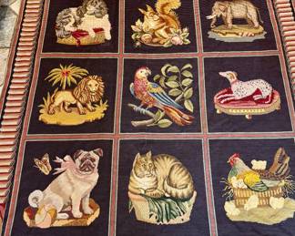 Needlepoint rug