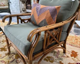 Ratan chairs x 2....like new! Purchased from Cachet Designs