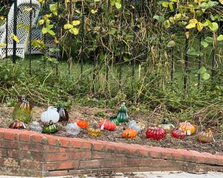 Glass pumpkin patch!