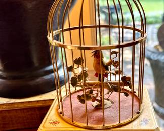 Musical birdcage from West Germany
