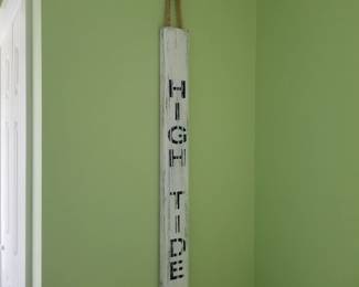 High Tide sign