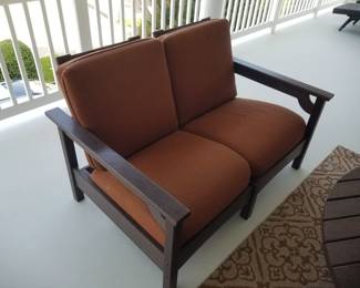 Polywood conversation set - loveseat