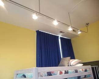 Light fixtures; curtains