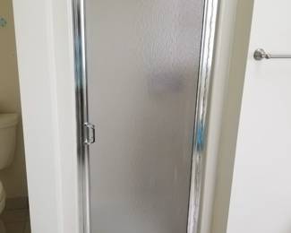 Glass shower door