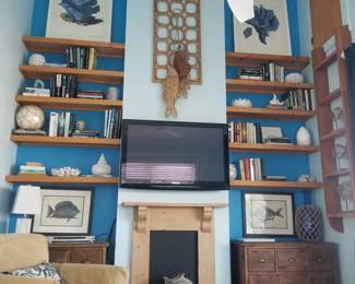 Wall of wonder - stunning study filled with curios and treasures