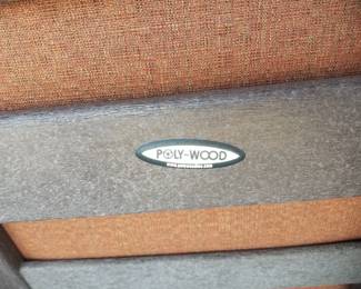 Polywood conversation set 