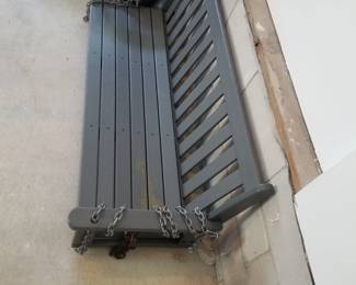 Polywood porch swing