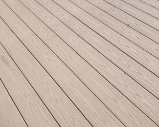 Trex decking - clip system - easy removal