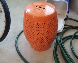 Ceramic garden stool